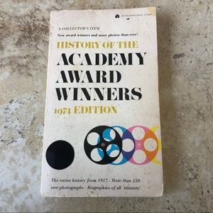 1974 Edition History of the Academy Awards Winners Paperback Book Cinema Must 🔥